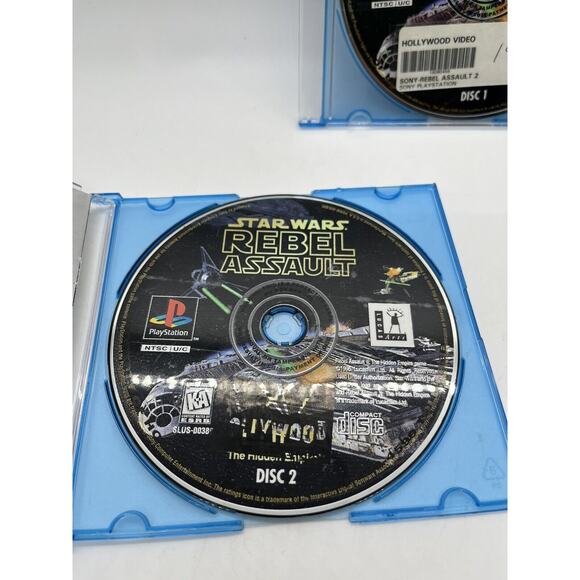 Sony PlayStation 1 PS1 Star Wars Rebel Assault II 2 Manual Tested Working Nice - Picture 4 of 10